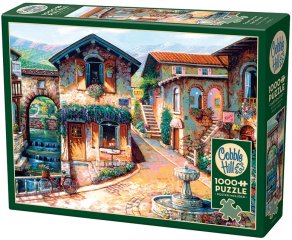 Cobble Hill Puzzle - 1000 Pcs - Fountain on The Square