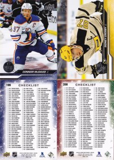 2023/24 Upper Deck série 1 set de base 1 à 200