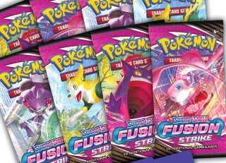 2021 Pokemon Swsh8 Fusion Strike Booster Paquets