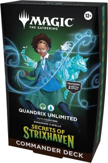 MTG Secrets Of Strixhaven Commander - Lorehold Spirit - Prismari Artistry - Quandrix Unlimited