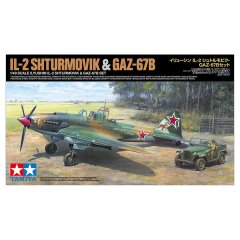 Tamiya IL-2 Shturmovik & Gaz-67B 1/48