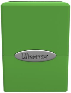 Up Deck Box/Boite de Rangement pour cartes - Satin Cube Lime Greeb / Vert Lime