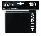 Up Deck Protector Eclipse Jet Matte Black 100Ct / Étuis Protectrices Eclipse Noir Mat