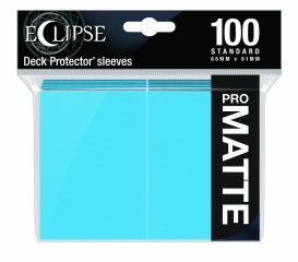 Up Deck Protector Eclipse Sky Blue Matte 100Ct / Étuis Protectrices Eclipse Bleu Ciel Mat