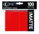 Up Deck Protector Eclipse Apple Red Matte 100Ct / Étuis Protectrices Eclipse Rouge Pomme Mat