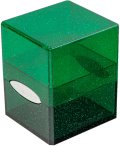 Up Deck Box Satin Cube Glitter Green