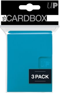 Ultra-Pro Deck Box 15+ Card Box 3pk Light Blue / Bleu Ciel