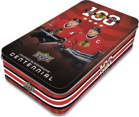 2025/26 UD Chicago Blackhawks Centennial Hobby - Boite