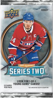 2025/26 Upper Deck Hockey Series 2 Hobby - Paquets