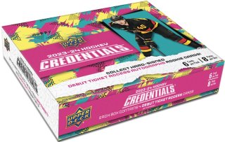 2023/24 Ud Credentials Hockey Hobby - Boite